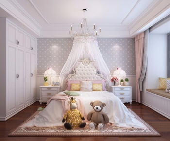 American Style Girl's Room Daughter's Room-ID:235990692