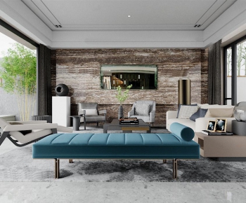 Modern A Living Room-ID:150490254