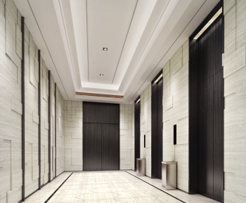 Modern Corridor/elevator Hall-ID:503203995