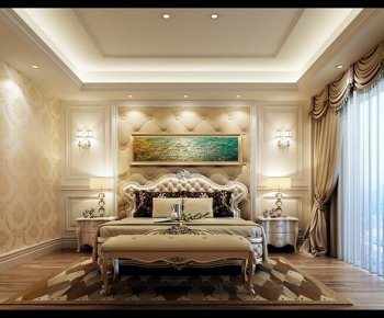 European Style Bedroom-ID:753665751