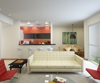 Modern A Living Room-ID:830377254