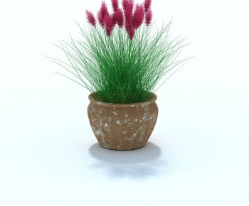 Modern Potted Green Plant-ID:327378526