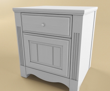 Simple European Style Bedside Cupboard-ID:979401987