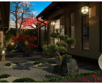 Japanese Style Courtyard/landscape-ID:247694784