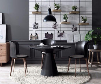 Nordic Style Dining Table And Chairs-ID:835771899