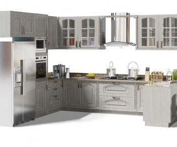 European Style Kitchen Cabinet-ID:475632435