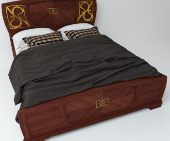 European Style Double Bed-ID:135777353