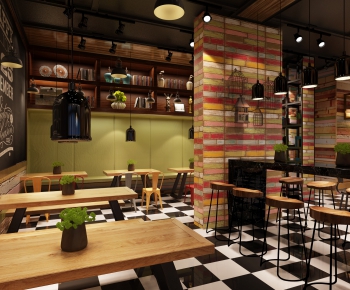 Industrial Style Noodle Shop-ID:773304367