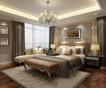 Simple European Style Bedroom-ID:330939849