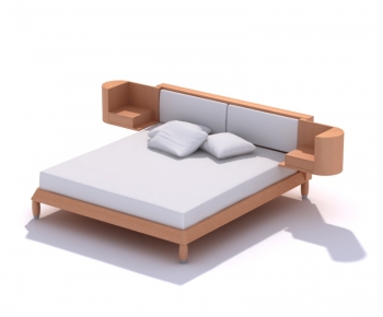 Modern Double Bed-ID:198662671