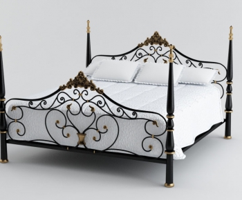 American Style Double Bed-ID:917369237