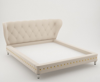Modern Double Bed-ID:370500247