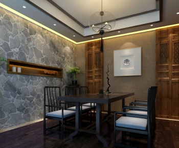New Chinese Style Dining Room-ID:393212423