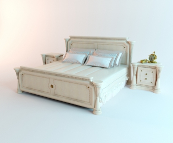 European Style Double Bed-ID:769072575