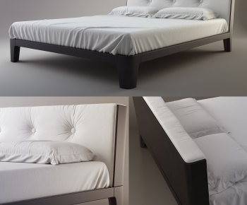 Modern Double Bed-ID:673588151