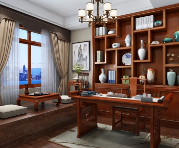 New Chinese Style Study Space-ID:507845744