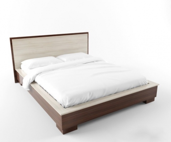 Modern Double Bed-ID:962422973