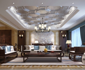 Chinese Style A Living Room-ID:337414322
