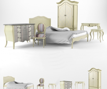 European Style Double Bed-ID:981934236
