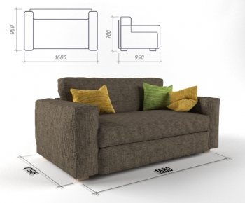 Modern A Sofa For Two-ID:962724719