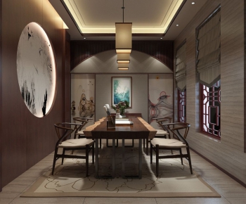 New Chinese Style Tea House-ID:984626132