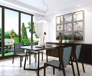Modern Nordic Style Dining Room-ID:120719121