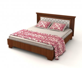 European Style Double Bed-ID:460799913
