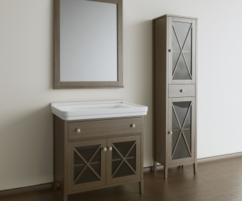 Modern Bathroom Cabinet-ID:382778139