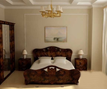 European Style Double Bed-ID:783714479
