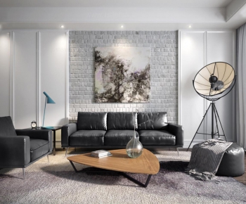 Modern A Living Room-ID:799059196
