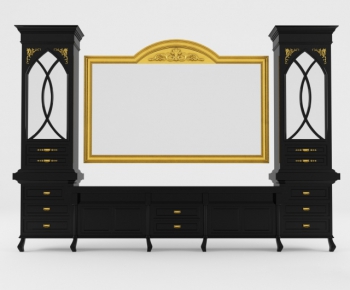 American Style TV Cabinet-ID:707433577
