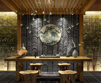 New Chinese Style Tea House-ID:684527735