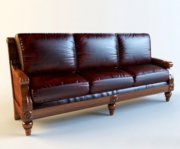 European Style Three-seat Sofa-ID:746215974