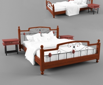 European Style Double Bed-ID:748801761