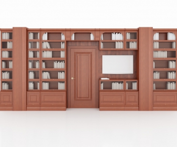 Simple European Style Bookcase-ID:138294231