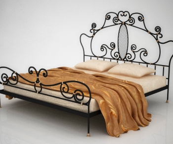 European Style Double Bed-ID:436904751