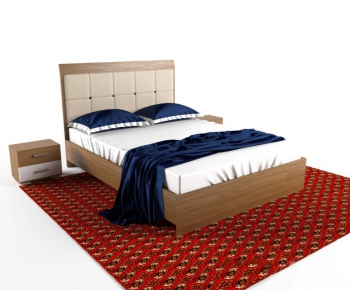 Modern Double Bed-ID:203452161