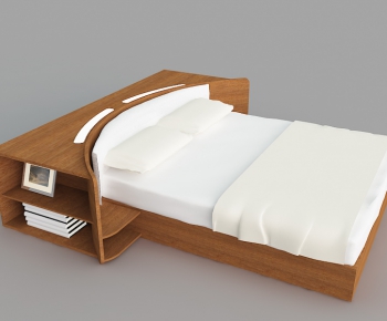 Modern Double Bed-ID:726394513