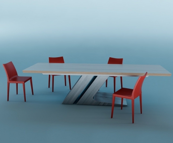 Modern Dining Table And Chairs-ID:244862858