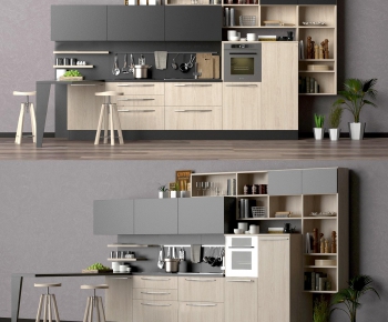 Modern Kitchen Cabinet-ID:691879527