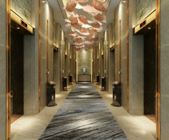Modern Corridor/elevator Hall-ID:996730983