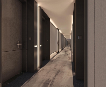 Modern Corridor Elevator Hall-ID:532090781