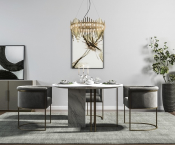 Modern Dining Table And Chairs-ID:510254141