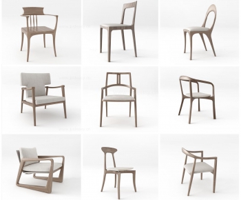 Modern New Chinese Style Single Chair-ID:726211591