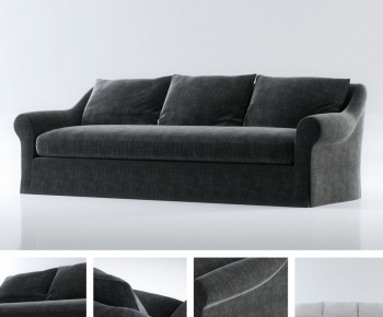 Simple European Style Three-seat Sofa-ID:534840311