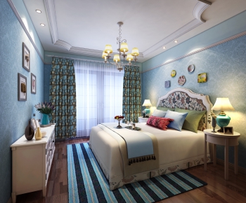Mediterranean Style Bedroom-ID:489240177