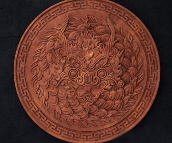 European Style Plaster Carved Top Plate-ID:515933965