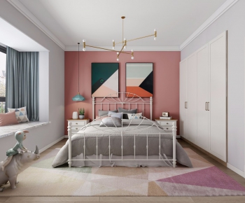 Nordic Style Girl's Room Daughter's Room-ID:185628783