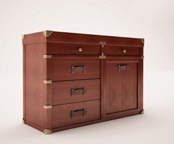 American Style Side Cabinet/Entrance Cabinet-ID:414146243