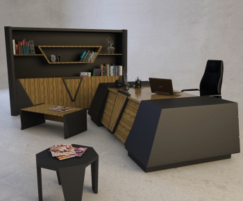 Modern Manager's Desk-ID:346317968